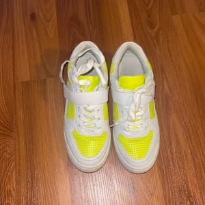White neon detailed Vince Camuto sneakers